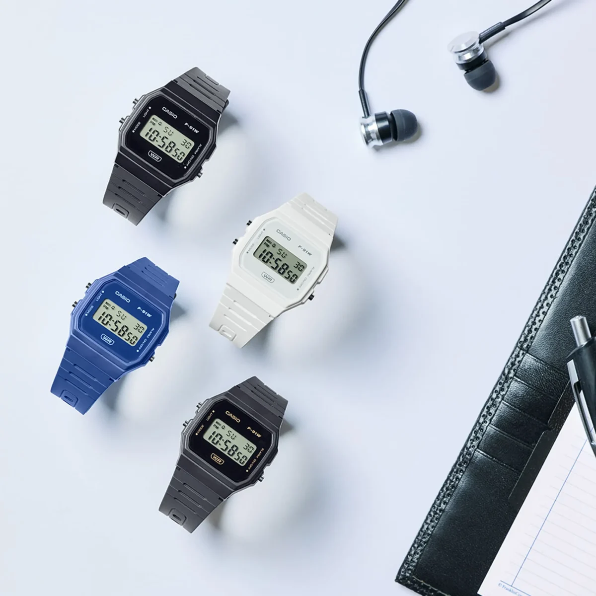 ساعت مچی وینتیج کاسیو مدل CASIO F-91WB-2A1DF