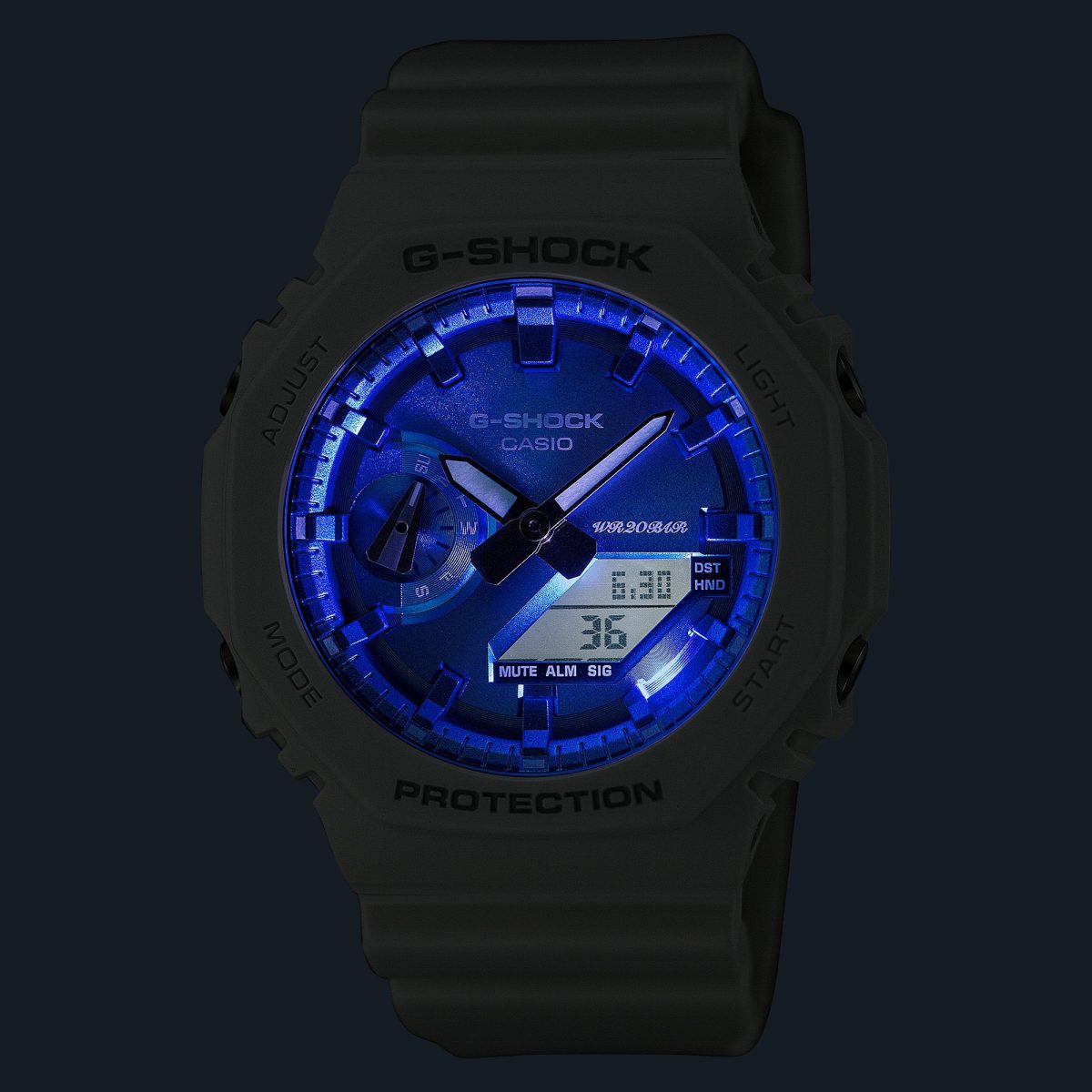 ساعت مچی اسپرت جی شاک کاسیو مدل G-SHOCK GA-2100WS-7ADR