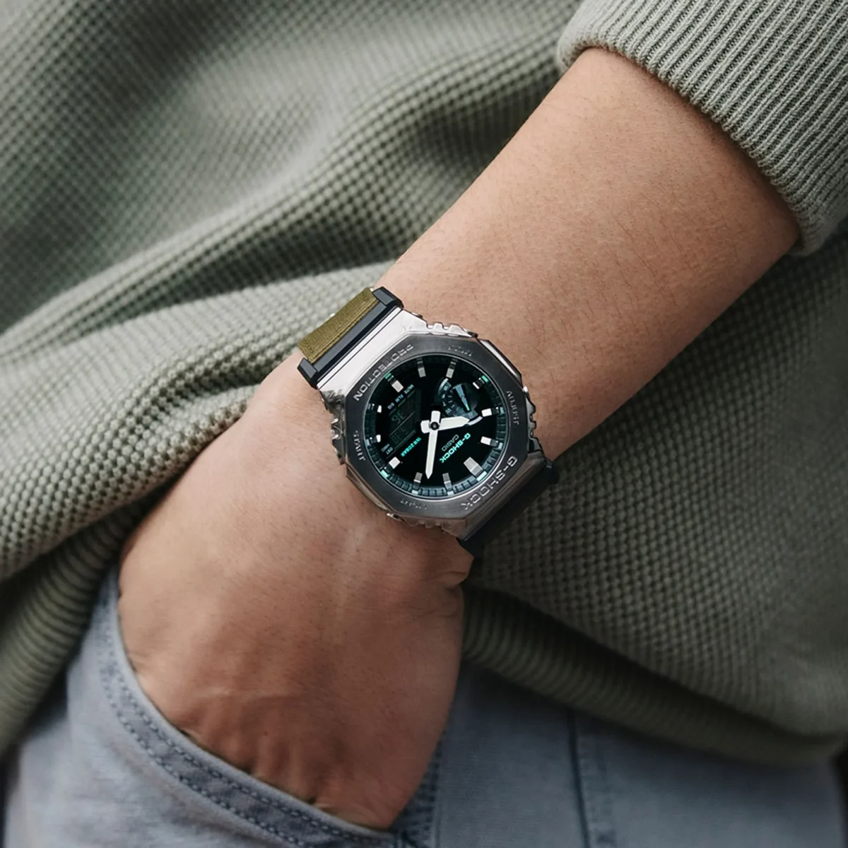 ساعت مچی اسپرت جی شاک کاسیو مدل G-SHOCK GM-2100CB-3ADR