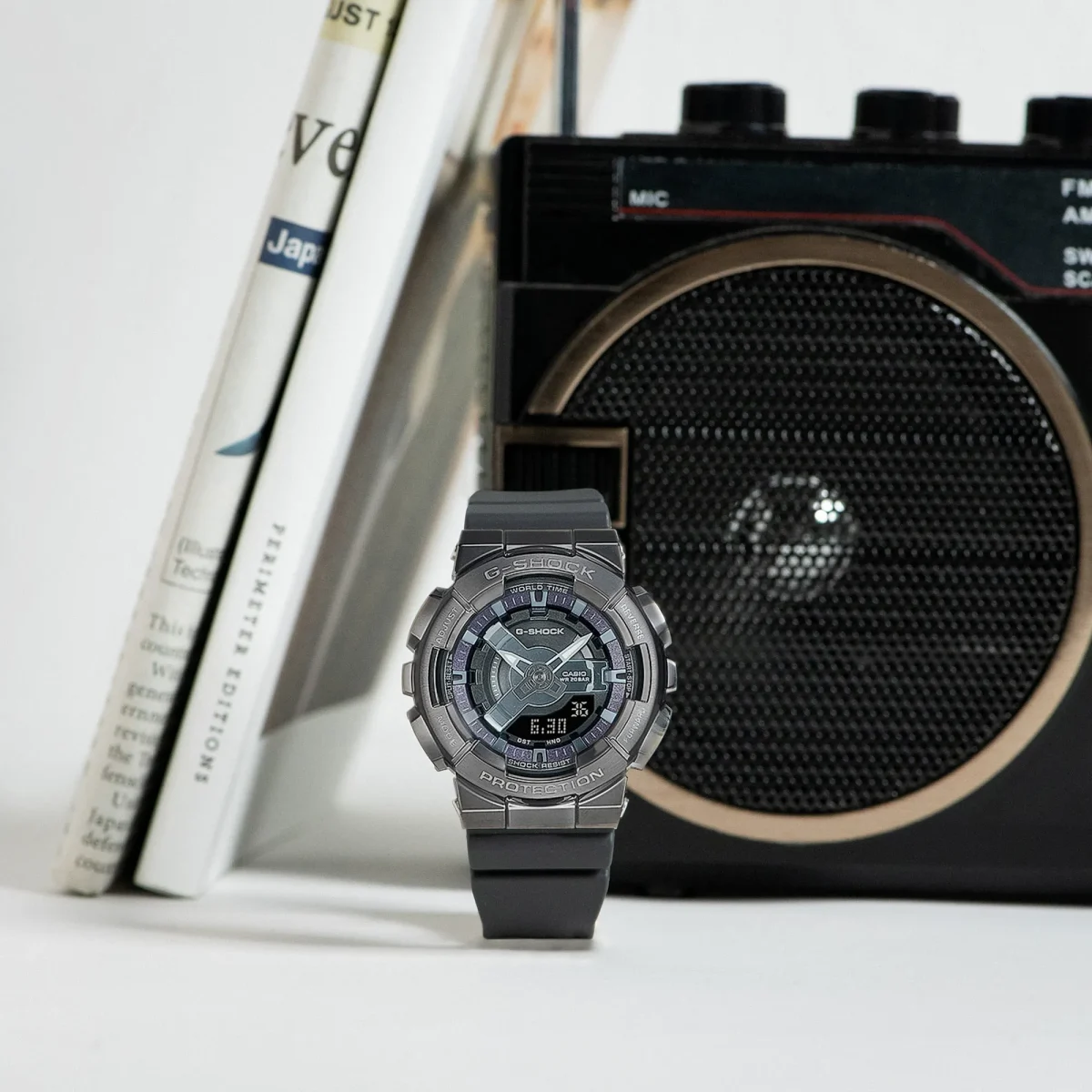ساعت مچی زنانه جی شاک کاسیو مدل G-SHOCK GM-S110B-8ADR