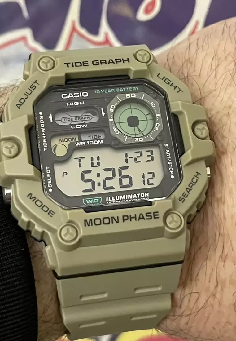 ساعت مچی اسپرت کاسیو مدل CASIO WS-1700H-5AVDF