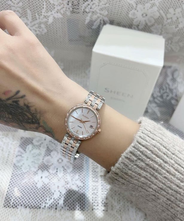 ساعت مچی زنانه SHEEN کاسیو مدل CASIO-SHE-4060SG-7A