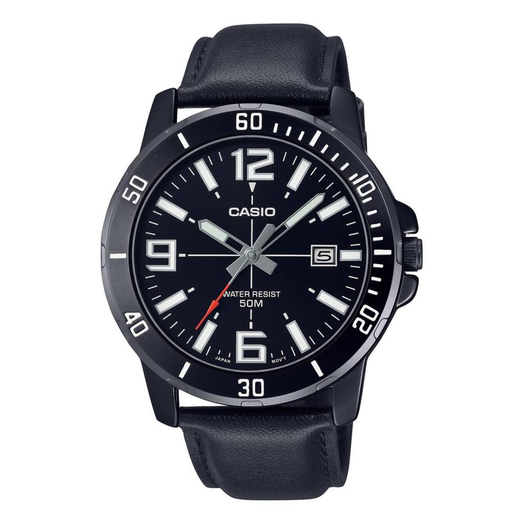 ساعت مچی مردانه کاسیو مدل CASIO MTP-VD01BL-1BVUDF