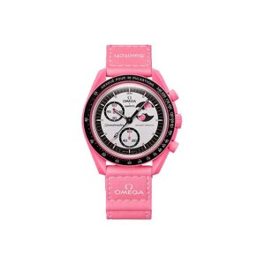 ساعت مچی امگا سواچ مدل SUPER PINK