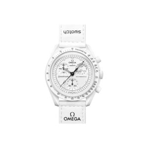 ساعت مچی امگا سواچ مدل SNOOPY WHITE