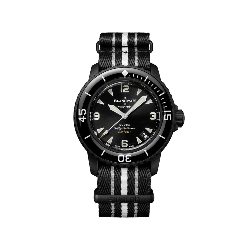 BLACK ساعت بلنک پین سواچ مدل BLANCPAIN
