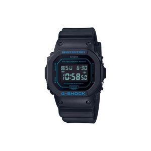 ساعت مچی برند کاسیو جی شاک مدل DW-5600 - مشکی آبی متالیک