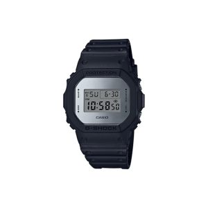 ساعت مچی برند کاسیو جی شاک مدل DW-5600 - مشکی نقره‌ای