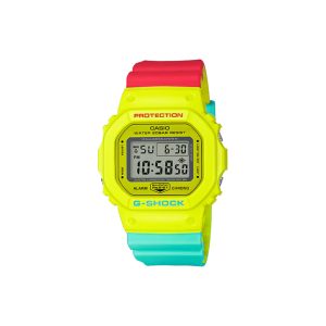 ساعت مچی برند کاسیو جی شاک مدل DW-5600 - زرد چندرنگ