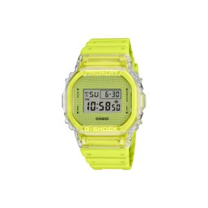 ساعت مچی برند کاسیو جی شاک مدل DW-5600 - زرد شفاف