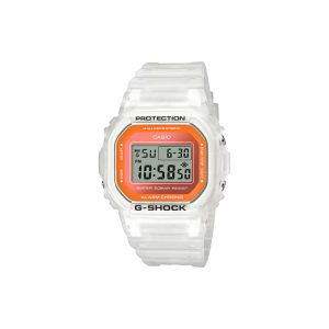 ساعت مچی برند کاسیو جی شاک مدل DW-5600 - شفاف نارنجی