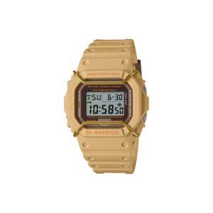 ساعت مچی برند کاسیو جی شاک مدل DW-5600 - بژ طلایی