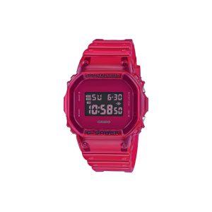 ساعت مچی برند کاسیو جی شاک مدل DW-5600 - قرمز شفاف