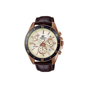 ساعت مچی برند کاسیو ادیفاس مدل EFR-552 - کرم رزگلد