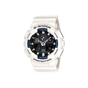 ساعت مچی برند کاسیو جی شاک مدل GA-100 - سفید مشکی