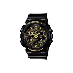 ساعت مچی برند کاسیو جی شاک مدل GA-100 - مشکی طلایی استتاری