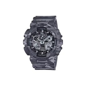 ساعت مچی برند کاسیو جی شاک مدل GA-100 - خاکستری استتاری