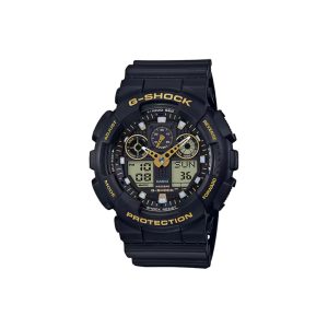 ساعت مچی برند کاسیو جی شاک مدل GA-100 - مشکی طلایی