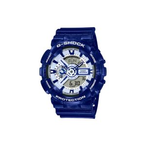 ساعت مچی برند کاسیو جی شاک مدل GA-110 - آبی سرمه‌ای طرح‌دار