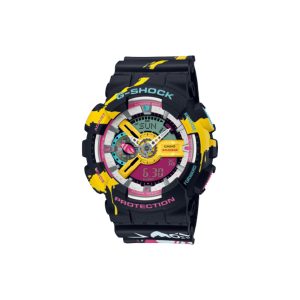 ساعت مچی برند کاسیو جی شاک مدل GA-110 - مشکی طلایی طرح‌دار