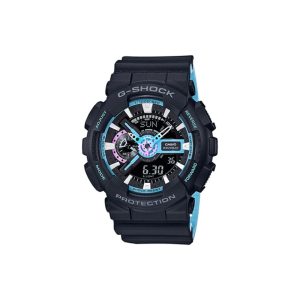 ساعت مچی برند کاسیو جی شاک مدل GA-110 - مشکی آبی کاربنی