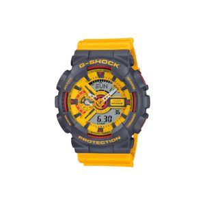ساعت مچی برند کاسیو جی شاک مدل GA-110 - زرد نئونی مشکی