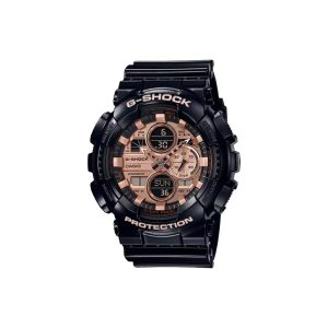 ساعت مچی برند کاسیو جی شاک مدل GA-140 - مشکی رزگلد