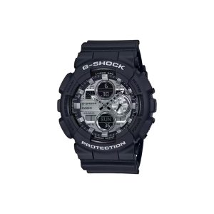 ساعت مچی برند کاسیو جی شاک مدل GA-140 - مشکی نقره‌ای