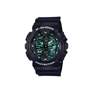 ساعت مچی برند کاسیو جی شاک مدل GA-140 - مشکی سبز متالیک