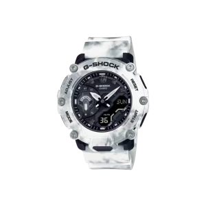 ساعت مچی برند کاسیو جی شاک مدل GA-2200 - سفید خاکستری طرح‌دار