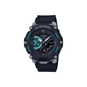 ساعت مچی برند کاسیو جی شاک مدل GA-2200 - مشکی فیروزه‌ای