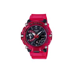 ساعت مچی برند کاسیو جی شاک مدل GA-2200 - سرخابی شفاف مشکی