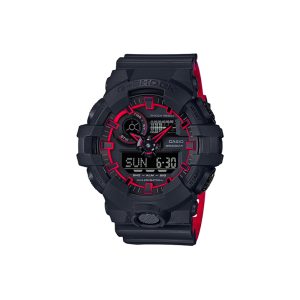ساعت مچی برند کاسیو جی شاک مدل GA-700 - مشکی زرشکی
