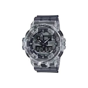 ساعت مچی برند کاسیو جی شاک مدل GA-700 - دودی شفاف نقره‌ای
