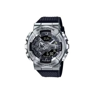 ساعت مچی برند کاسیو جی شاک مدل GM-110 - نقره‌ای مشکی