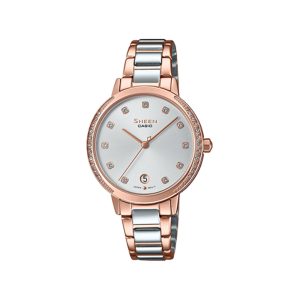 ساعت مچی برند کاسیو شین مدل SHE-4056 - استیل-سفید