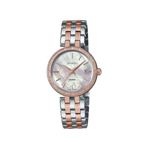 ساعت مچی برند کاسیو شین مدل SHE-4060 - استیل-دو-رنگ