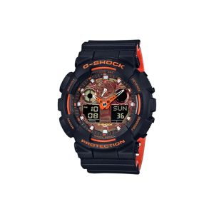 ساعت مچی برند کاسیو جی شاک مدل GA-100 - مشکی نارنجی