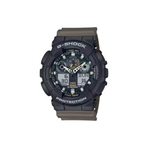 ساعت مچی برند کاسیو جی شاک مدل GA-100 - مشکی زیتونی