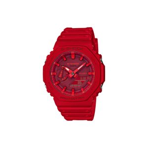 ساعت مچی برند کاسیو جی شاک مدل GA-2100 - قرمز مشکی