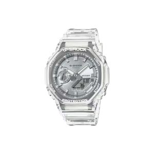 ساعت مچی برند کاسیو جی شاک مدل GA-2100 - شفاف نقره‌ای