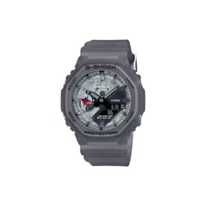 ساعت مچی برند کاسیو جی شاک مدل GA-2100 - دودی شفاف طرح‌دار 2