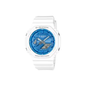 ساعت مچی برند کاسیو جی شاک مدل GA-2100 - سفید آبی بنفش
