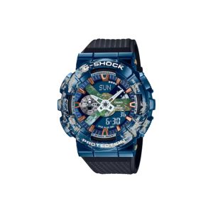 ساعت مچی برند کاسیو جی شاک مدل GM-110 - آبی طرح زمین