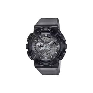 ساعت مچی برند کاسیو جی شاک مدل GM-110 - مشکی دودی شفاف