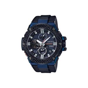 ساعت مچی برند کاسیو جی شاک مدل GST-B100 - مشکی آبی کاربنی