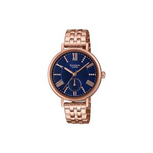 ساعت مچی برند کاسیو شین مدل SHE-3066 - استیل-برنز-آبی