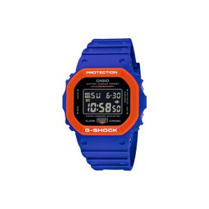 ساعت مچی برند کاسیو جی شاک مدل DW-5610 - آبی نارنجی