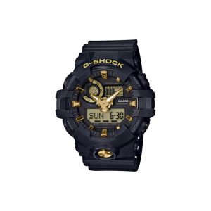 ساعت مچی برند کاسیو جی شاک مدل GA-710 - مشکی طلایی