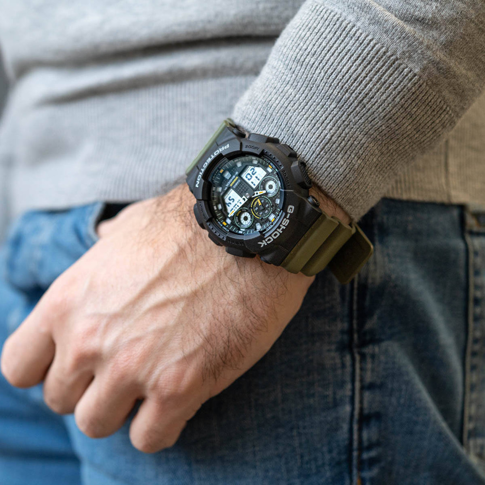 ساعت مچی برند کاسیو جی شاک مدل GA-100 - تصویر 2